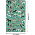 thumbnail image 5 of Horses Floral Horse Breeds Microfiber Beach Towels Oversized Soft Beach Blanket Absorbent Quick Dry Bath Towels Pool Towels Travel Beach Towels for Kids Adults, 5 of 9