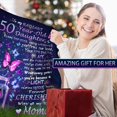 thumbnail image 3 of 50th Birthday Gifts for Women, 50th Birthday Gifts Blanket, 50 Year Old Gifts for Women, 50th Birthday Gifts for Women Funny, Gifts for Daughter from Mom, 3 of 5