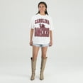 thumbnail image 3 of Women's Gameday Couture Cream South Carolina Gamecocks Oversized Fierce Focus T-Shirt, 3 of 4