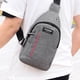 thumbnail image 1 of Mochila bandolera con correa y orificio para auriculares,bolso multiusos para senderismo,mochila de viaje elegante y funcional para exteriores, 1 of 8