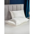thumbnail image 4 of Move Over Taupe Satin Pillowcases Queen, Silk like Satin Pillow Cover Set of 2, Silky Microfiber Solid Pattern, 2 Pack, 4 of 7