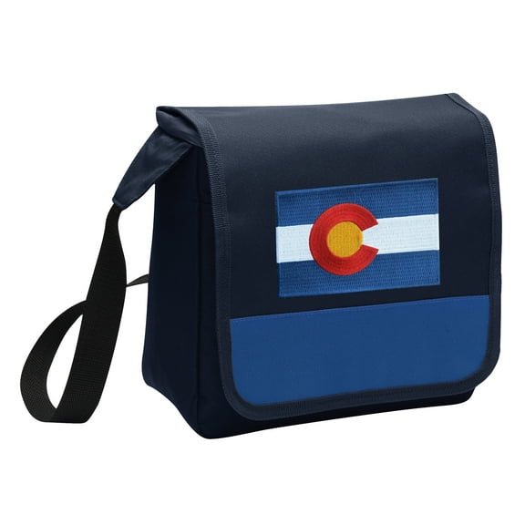 OFFICIAL Colorado Lunch Bag Mens or Womens Colorado Flag Lunch Box Cooler with Shoulder Strap