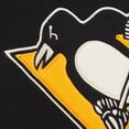 thumbnail image 6 of Men's Black Pittsburgh Penguins Heritage Lace-Up Pullover Sweatshirt, 6 of 7