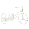 thumbnail image 1 of Home Locomotion  White Metal Tricycle Planter, 1 of 2