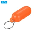 thumbnail image 3 of Uxcell Floating Keychain, 3 Pack Plastic Key Float Buoyant Keyrings for Boating Water Sports, Orange, 3 of 6