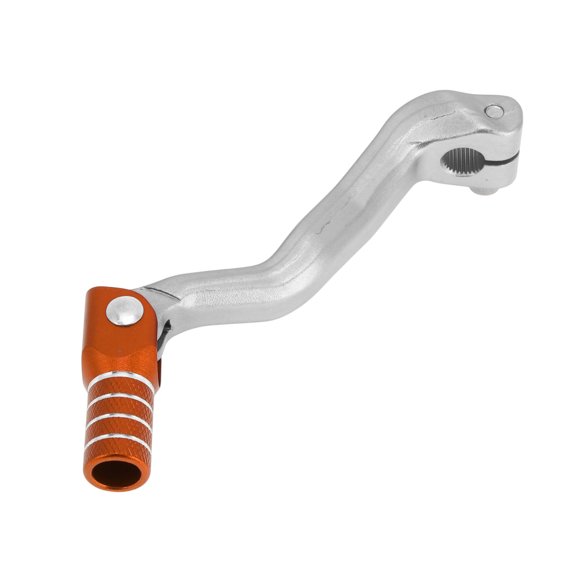 Folding Motorcycle Gear Shifter Lever for Bosuer M4 Pedal Shift Lever Arm Silver Tone Orange