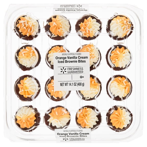 Freshness Guaranteed Orange Vanilla Cream Iced Brownies, 14.1 oz, 16 Count