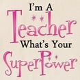 thumbnail image 2 of CafePress - Super Teacher Tote Bag - Unisex Canvas Tote Bag, Beige, 1-Piece, 2 of 7