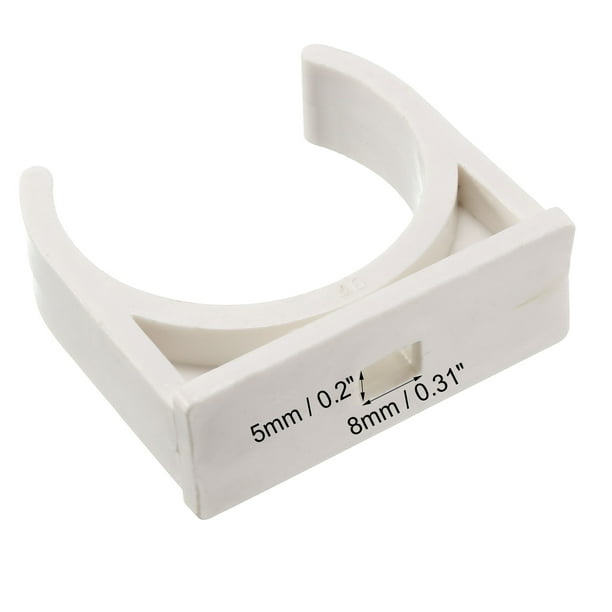 PVC Water Supply Pipe Clamp Clips Fittings 40mm Inner Dia 20Pcs