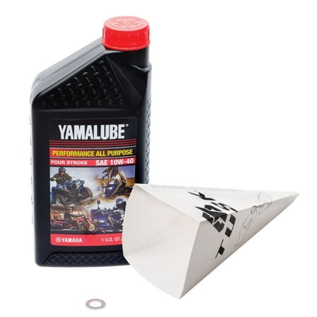 Tusk 2-Stroke Transmission Oil Change Kit Compatible with Yamalube All Purpose 10W-40 For Yamaha YZ125X 2020-2026