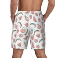 thumbnail image 4 of Balery Fruit Mens Swim Trunks Swim Shorts for Men Quick Dry Inseam Beach Shorts with Compression Liner Pocket-, 4 of 9