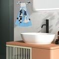 thumbnail image 5 of Johaoi Bluey Print Hand Bath Towels,Decorative Bathroom Towels for Gym Shower Hotel and Spa,14'' x 15'', 5 of 7