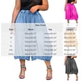 thumbnail image 3 of Karymi Women's Pants Elastic Smocked High Waist Capri Jeans, Baggy Balloon 7/8 Length Cropped Pants, Elastic Cuffed Hem Denim Culottes With Side Pockets Pants for Women, 3 of 7