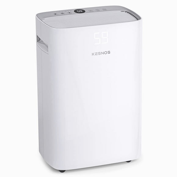 Kesnos 3500 Sq. Ft Dehumidifier for Basements and Home, 50 Pint Dehumidifier Removes Moisture with Auto Shut Off, Continuous and Manual Drainage for Basement,Home, Office, Bathroom and Bedroom