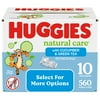 Huggies Natural Care Refreshing Baby Wipes, Scented, 10 Pack, 560 Total Ct (Select for More Options)