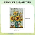 thumbnail image 6 of ONETECH Sunflowers Butterflies Golf Towel Super Absorbent Microfiber 2PC, 6 of 7