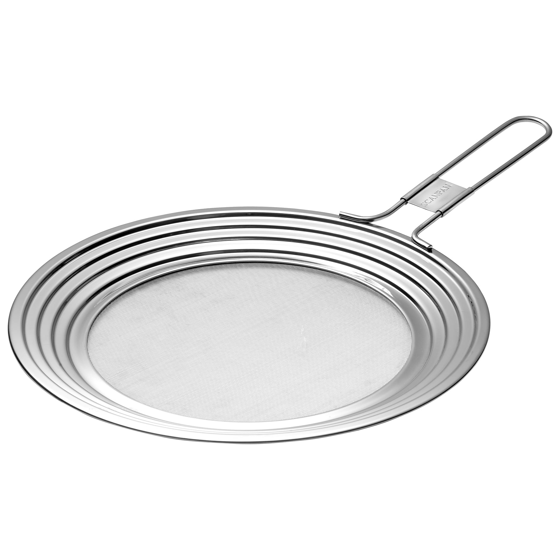 Scanpan Stainless Steel Splatter Guard Shield for Pots 6.25 9.25 Inch