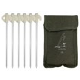 thumbnail image 1 of Mosiee 6/10 Pcs Fluorescence Tent Stakes Camping Stakes, 1 of 8