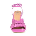 thumbnail image 6 of Journee Womens Naommi Open Toe Mid Stiletto Sandals, 6 of 9