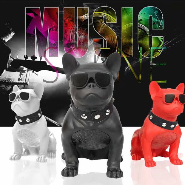 bulldog shaped speaker