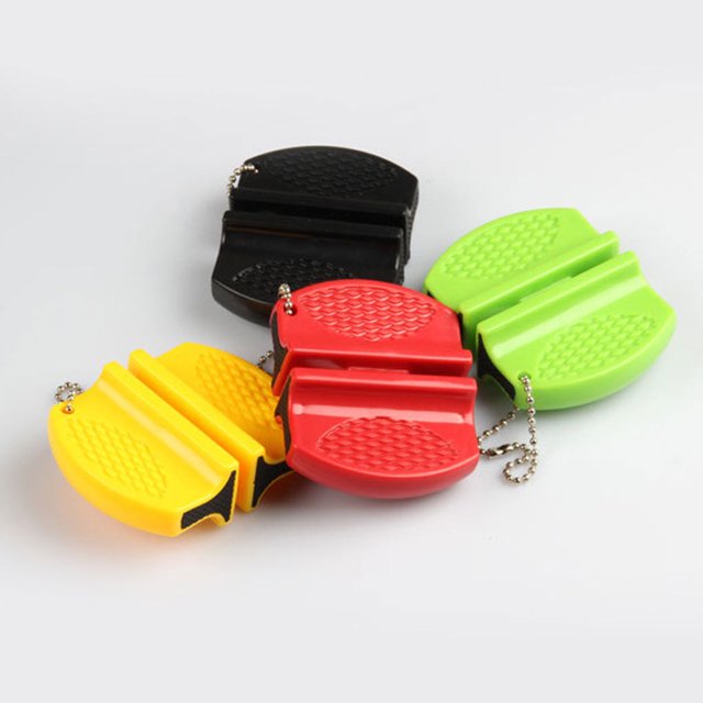Portable Mini Cutting Tools Sharpener Kitchen Butterfly type two-stage sharpener; Tools Accessories Butterfly Type Two-stage Whetstone