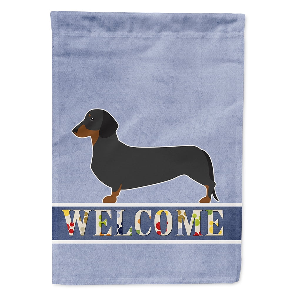 Dachshund Welcome Garden Flag