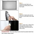 thumbnail image 3 of Dog Safety Gate Foldable Retractable Barrier for Safety Stair Gate for Dogs and Baby Black(Size 70*110cm), 3 of 5