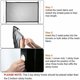 thumbnail image 3 of Dog Safety Gate Foldable Retractable Barrier for Safety Stair Gate for Dogs and Baby Black(Size 70*110cm), 3 of 5