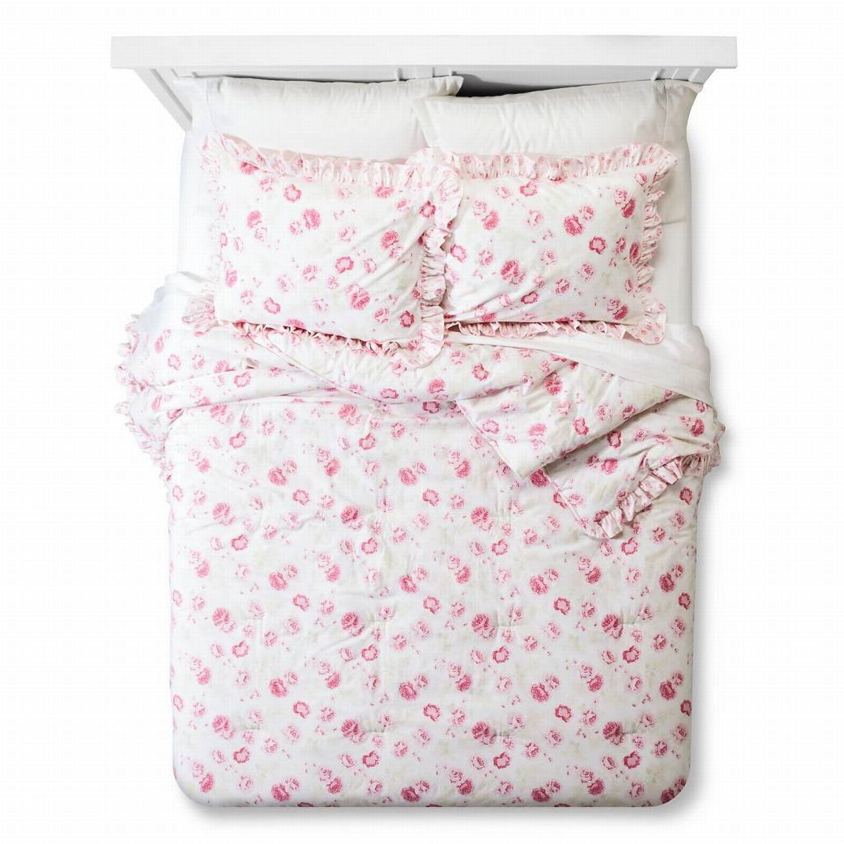 Simply Shabby Chic Floral Twin Duvet Cover pink **DUVET ONLY**  #0384