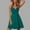 Green, variant on Women's Casual Sleeveless Dress Summer V Neck Spaghetti Strap Flowy Mini Swing A-Line Comfortable Everyday Wear