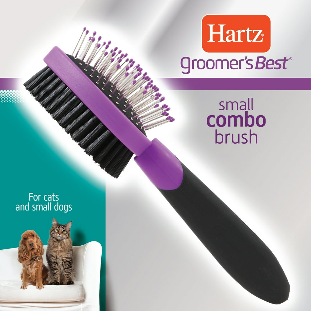 Hartz Groomer's Best Combo Grooming Brush for cats& Small Dogs