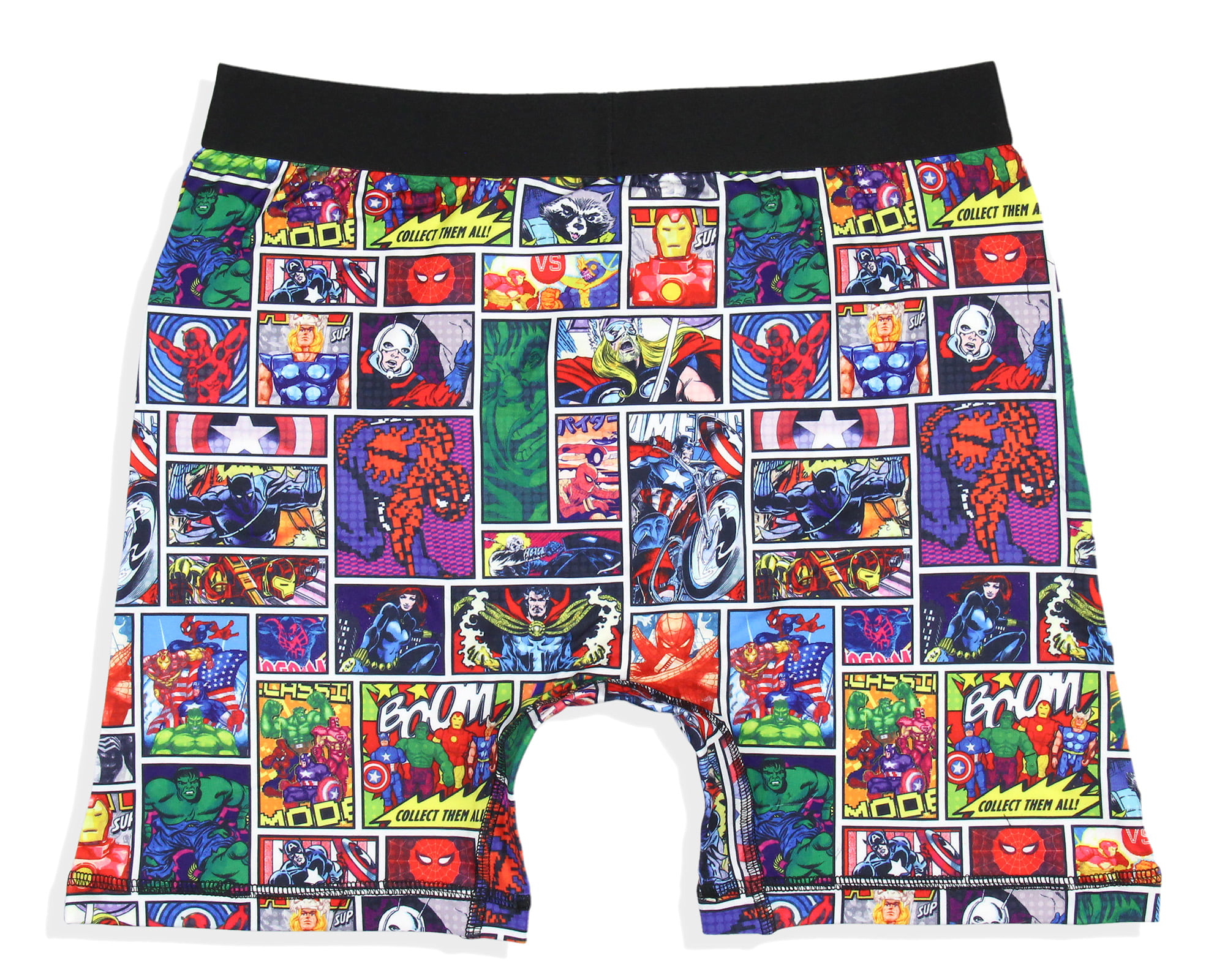 Marvel Mens' 2 Pack The Avengers Comic Boxers Underwear Boxer Briefs 