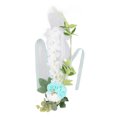 thumbnail image 2 of Wedding Chair Flower Decorations, Fine Details Simulation Elegant Delicate Texture Artificial Chair Back Flower  For Party For Ceremony Light Purple,Blue,Pink, 2 of 8