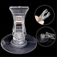 thumbnail image 3 of 10pcs Suction Cup Clips Transparent Sucker Clamp Bathroom Window Glass Suction Cup With Clip For Ad, 3 of 5