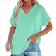 thumbnail image 5 of Camiseta de Verano con Cuello en V Verde Talla S, 5 of 10