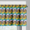 thumbnail image 3 of Ambesonne Abstract Window Valance, Colorful Rhythmic Motif, 54" X 12", Multicolor, 3 of 5