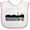 White and Pink, variant on Inktastic Washington Dc City Skyline Boys or Girls Baby Bib