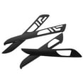 thumbnail image 2 of 4pcs Inner Door Panels with Memory Hole Interior Decoration Piano Black Fit for  GLE GLS ML GL 13-19, 2 of 8