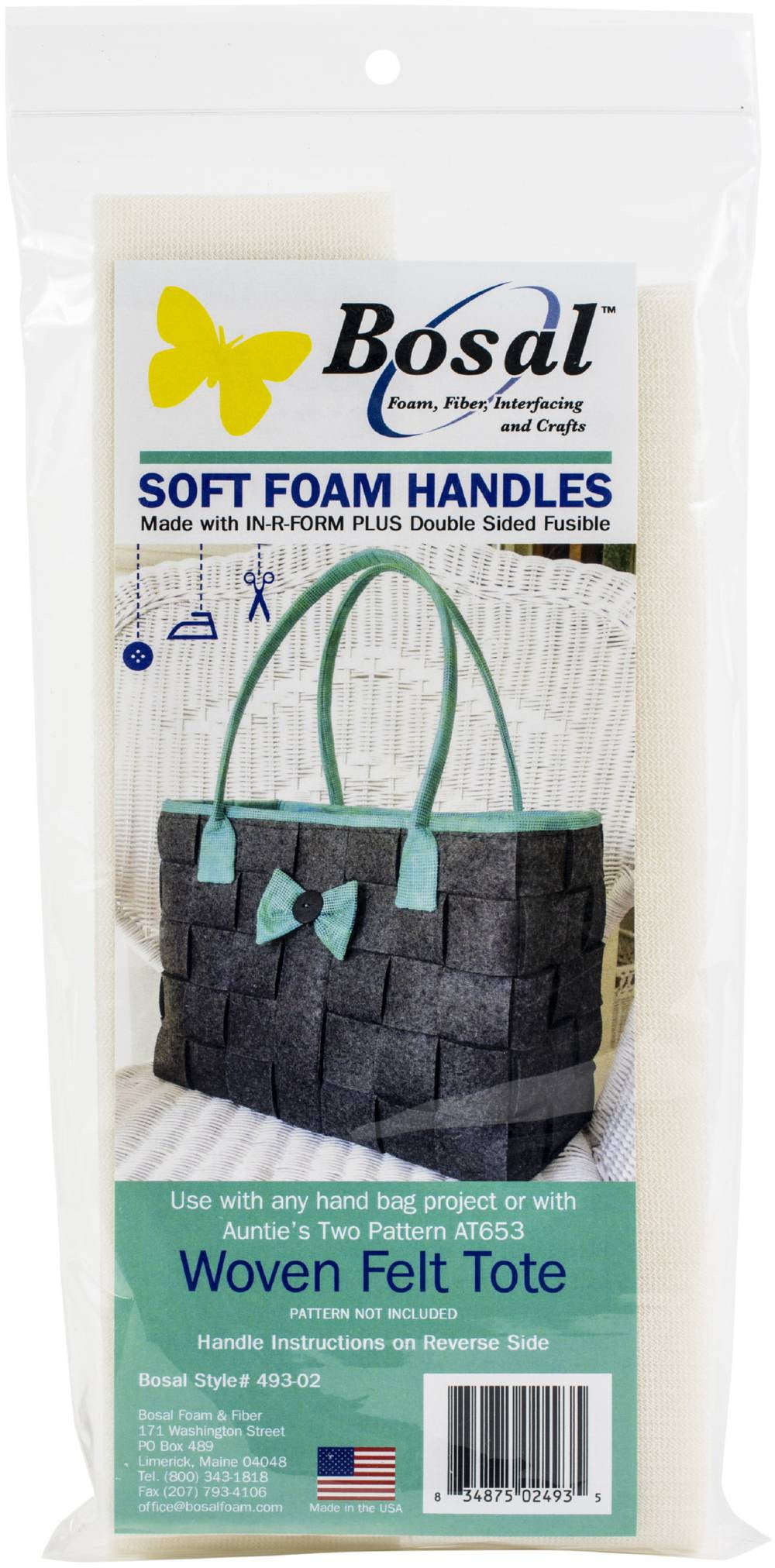 Bosal InRForm Plus Fusible Foam Stabilizer 2/PkgSoft Foam Handles