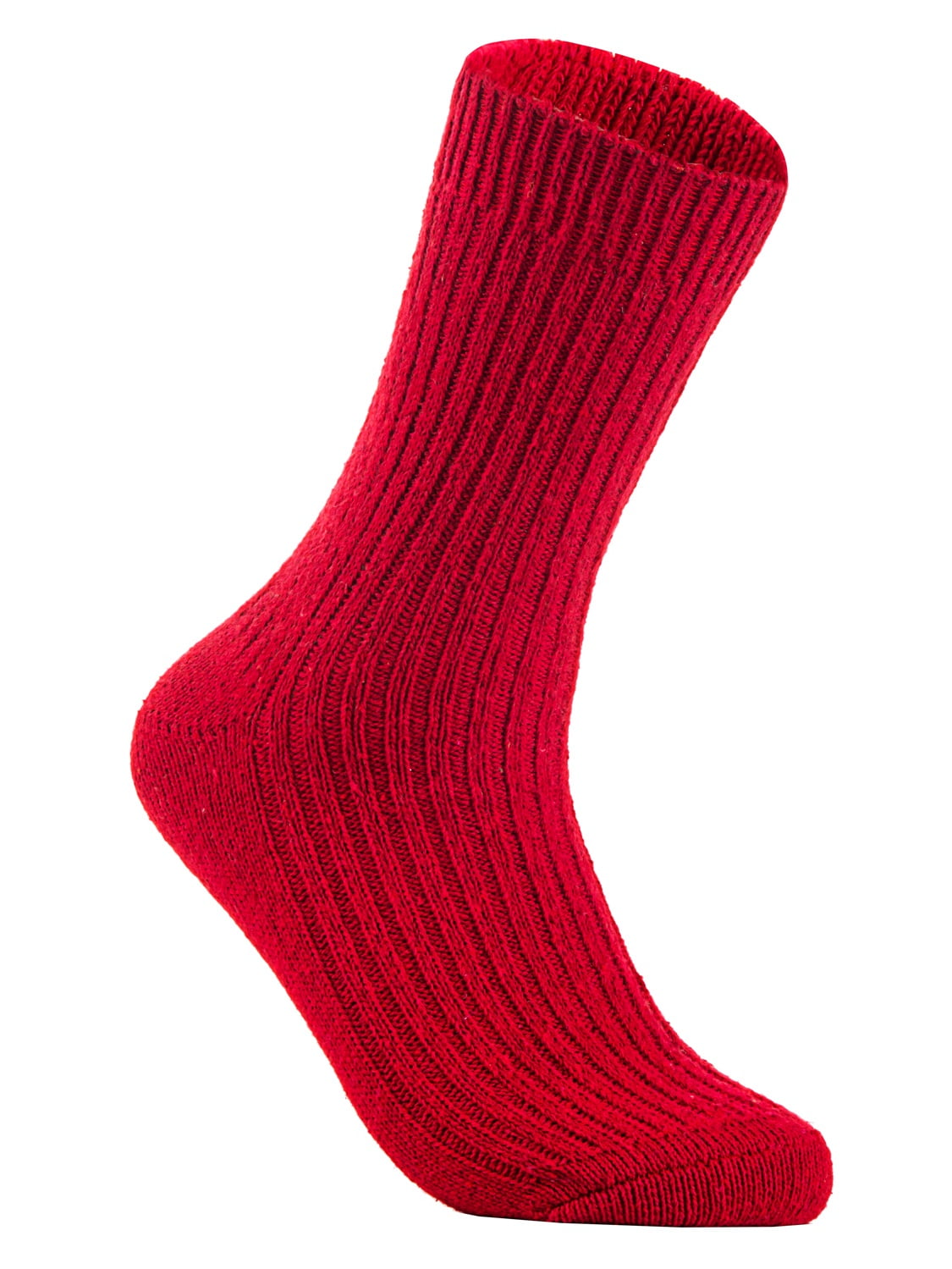mens red wool socks