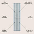 thumbnail image 3 of JONATHAN Y SANTA MONICA 2 x 8 Runner Rug, Haynes Double Stripe - Blue/Light Gray, SMB202E-28, 3 of 8
