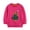 Gshirt10-Watermelon Red, variant on xaweyi Girls Fall Winter Clothes Round Neck Sweatshirt Fashionable Cartoon Printed Long Sleeved Top,Sizes 1-2 Years