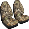 thumbnail image 3 of XYZCANDO Front Seat Cover Tree Camo 2 pcs Car Front Seat Covers Elastic Auto SUV Van Waterproof Easy Install Car Seat Cover, 3 of 10