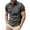 Dark Gray, variant on Mens Polo Shirts Pure Color Versatile Casual Loose Collar Button Open Collar Ribbed Sports Short Sleeved Men'S Clothing