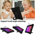 thumbnail image 4 of Dteck Case for iPad mini (A17 Pro) 8.3 inch 2024/iPad mini 6th Generation,Shockproof EVA Case 360° Rotating Stand Hand Grip Kids Friendly Lightweight Cover for iPad mini 6/mini 7,Black, 4 of 7