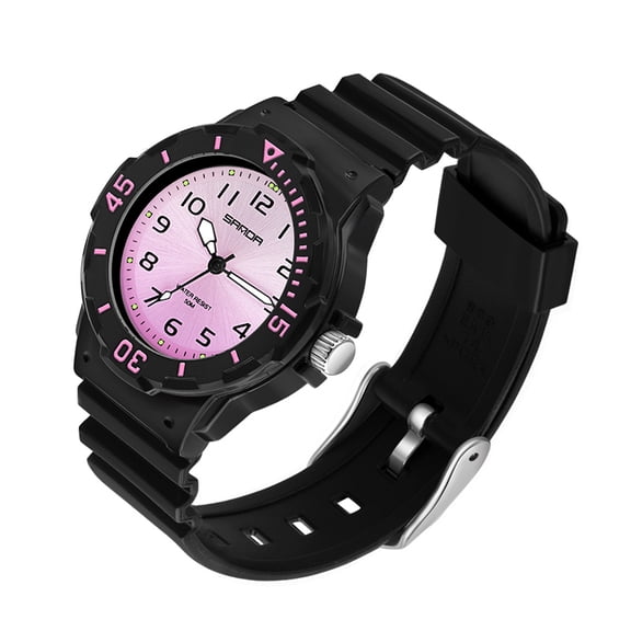 Women's Watch Waterproof Nurse Watch Sport Analog Wrist Watches Small Simple Casual Ladies Watch Date Wristwatch Silicone Watch with Second Hand