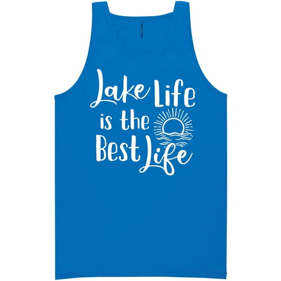 Lake Life Is The Best Life Neon Tank Top