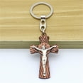 thumbnail image 4 of CIYISON Cross Keychains Key Rings Religious KeyChains For DIY, 4 of 20