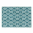 thumbnail image 1 of Blue and White Cutting Board, Damask Art Flowers with Baroque Curlicues Victorian Garden Inspiration, Decorative Tempered Glass Cutting and Serving Board, Small Size, Blue and White, by Ambesonne, 1 of 1