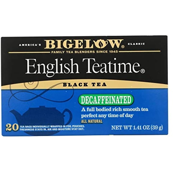 Bigelow Tea Decaf English Teatime 20 Bags (Pack Of 6)